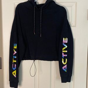 Zyia Active Ombré Crop Hoodie